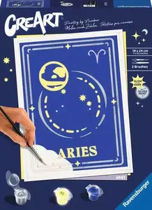Ravensburger painting kit CreArt — Zodiac sign Aries (model 23736)