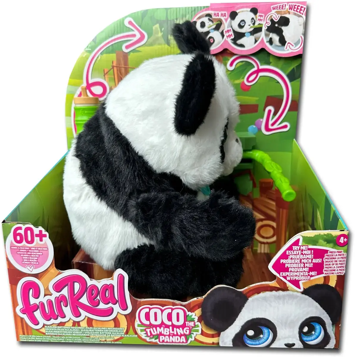 Мягкая игрушка just play furReal Coco the Tumbling Panda Photo 3