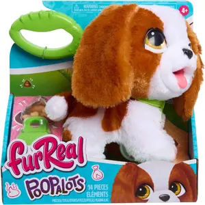 Mīkstā rotaļlieta just play ForReal Poop-a-Lots Cavalier King Charles Spaniel plīša suns