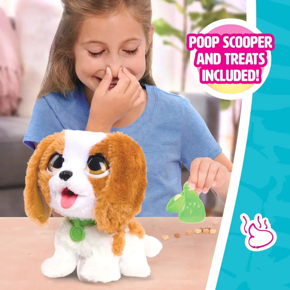 Плюшевая игрушка just play ForReal Poop-a-Lots Cavalier King Charles Spaniel Photo 5