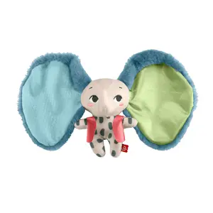 Soft toy MATTEL Fisher-Price Planet Friends Giant Ear Elephant HKD63, plush elephant companion