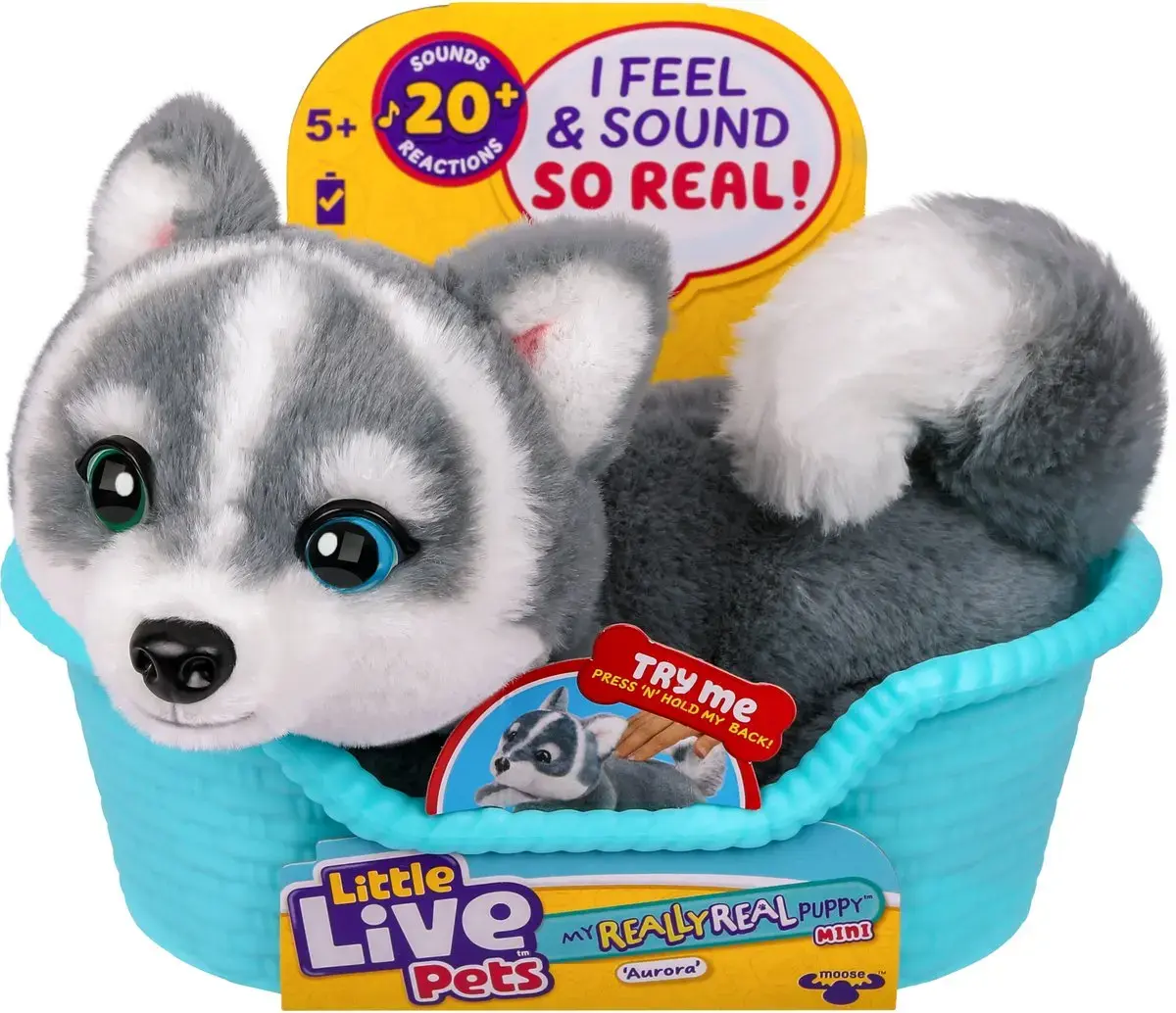 Moose Toys Little Live Pets My Really Real S2 Puppy Mini — Aurora Photo 3