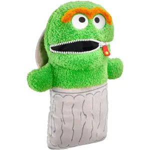 Plush cuddly toy Schmidt Spiele Sesame Street Oskar, soft stuffed character toy