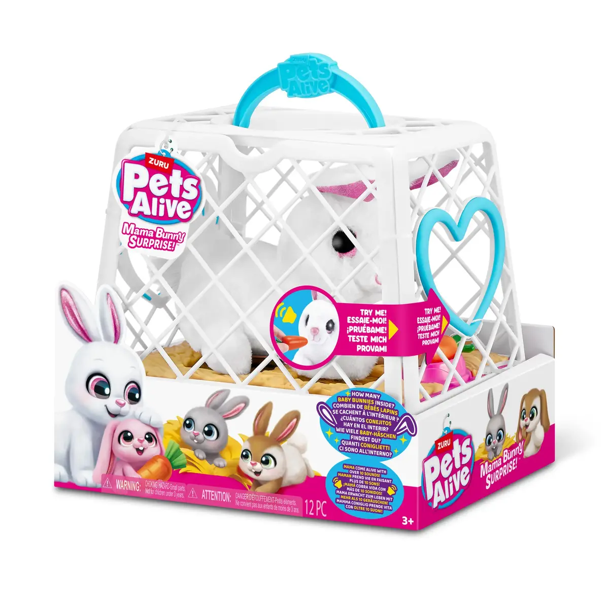 Zuru Mama Bunny & Baby Surprise — плюшевая игрушка Photo 13