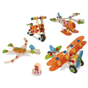 Construction toy Simba‑Dickie Eichhorn Constructor Biplane, 85-piece building set