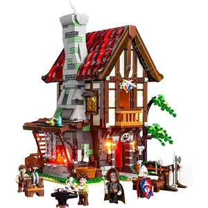 Construction toy Lumibricks Blacksmith's House model F9040 – themed building set