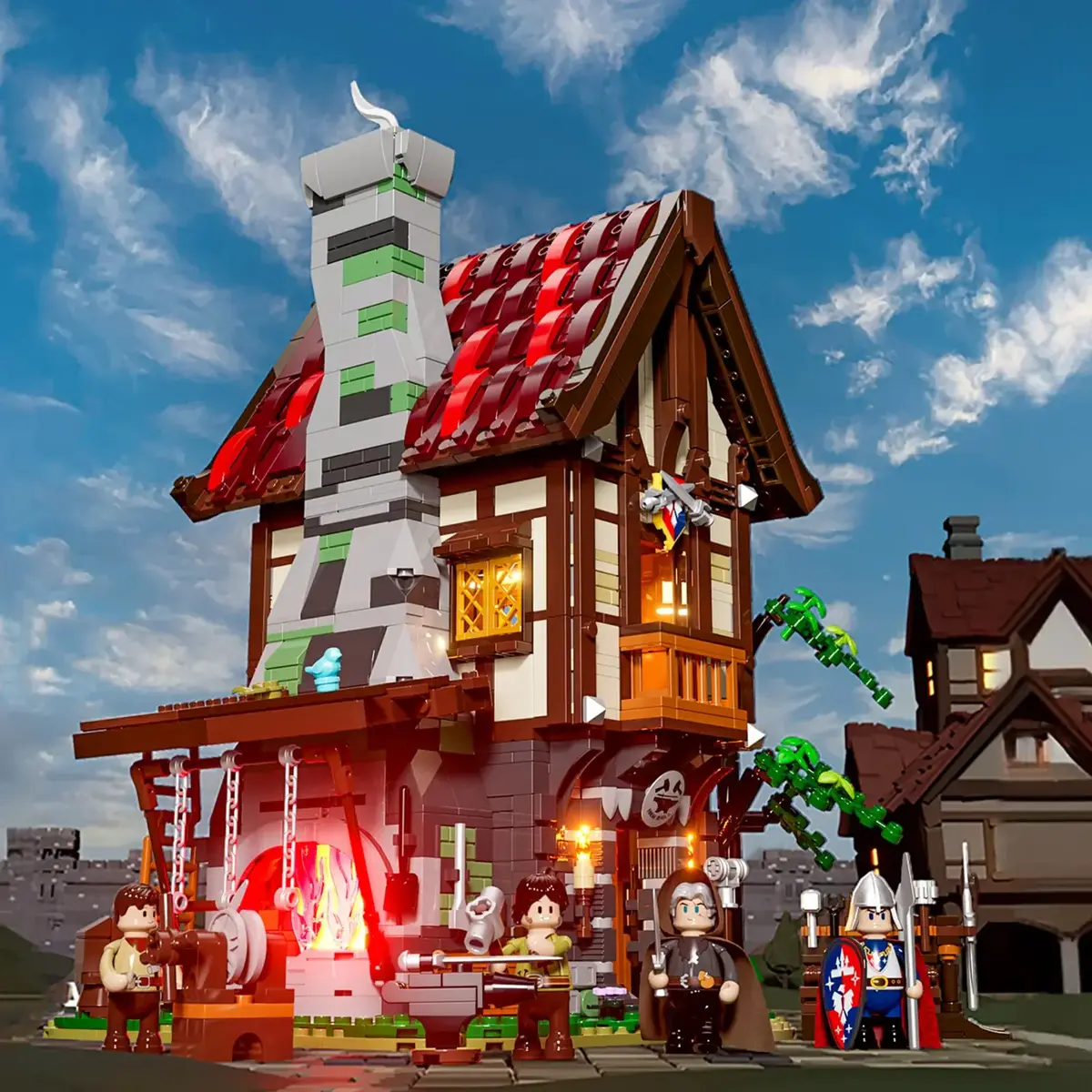 Конструктор Lumibricks Blacksmith's House F9040 Photo 3
