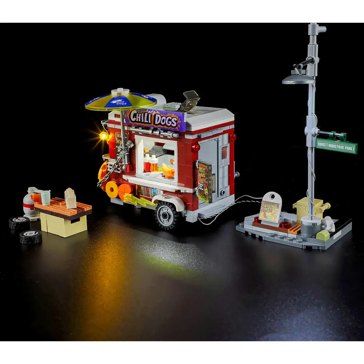 Конструктор Lumibricks Chili Dog Trailer F9046 Photo 4