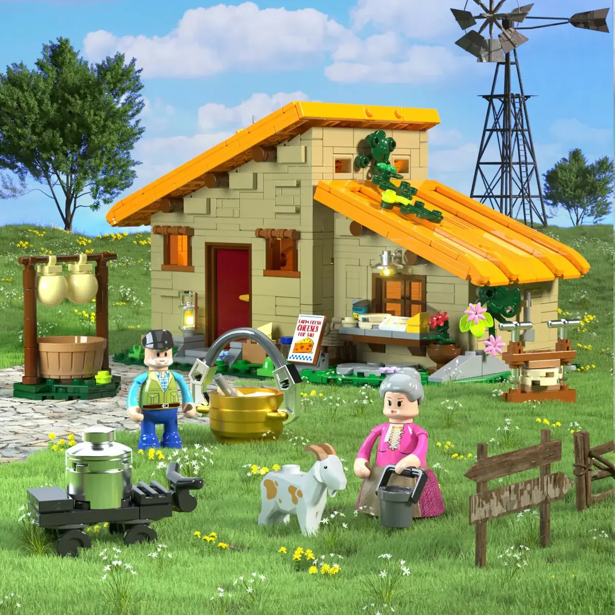 Конструктор Lumibricks Farm Cheese House F9049 Photo 2