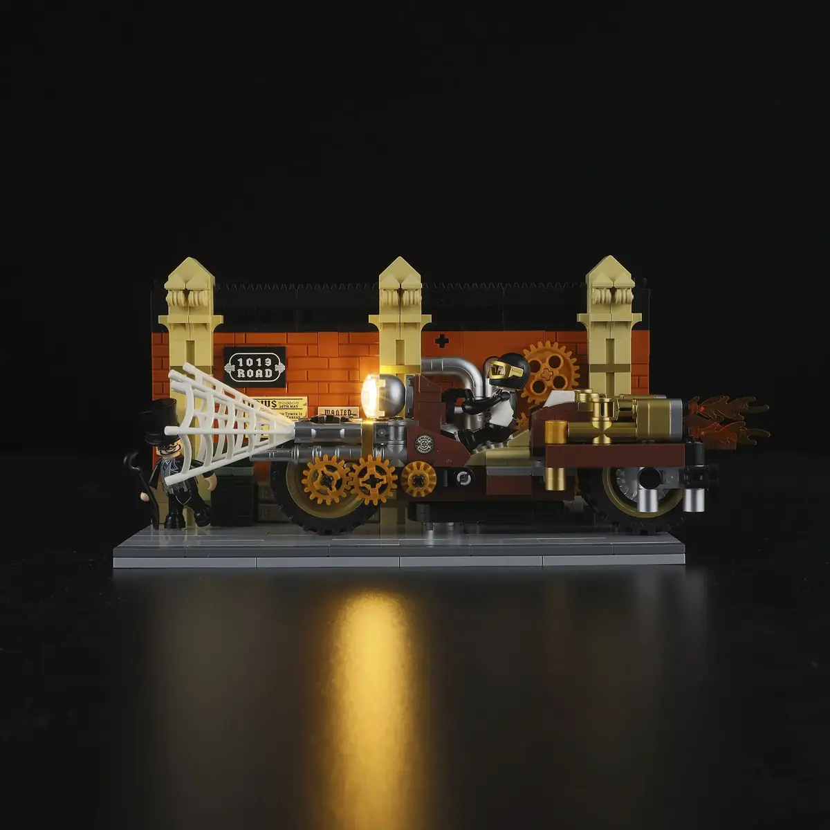 Конструктор LIM Lumibricks Steampunk Motorcycle Chase F9067 Photo 3