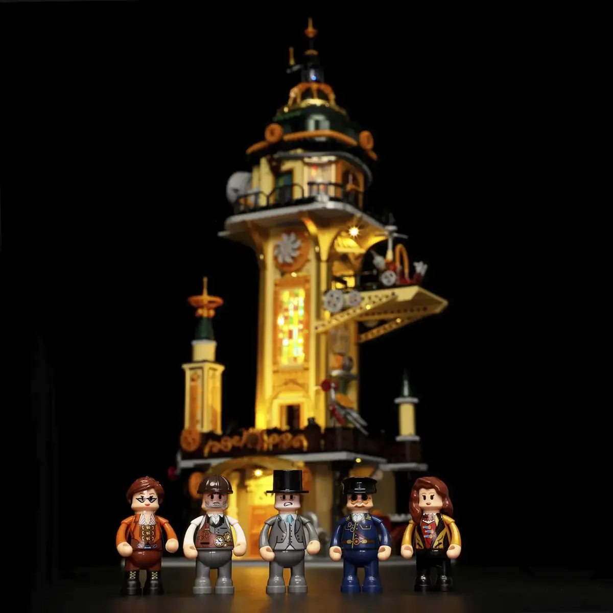 Lumibricks Steampunk Watchtower F9070 konstruktors Photo 3