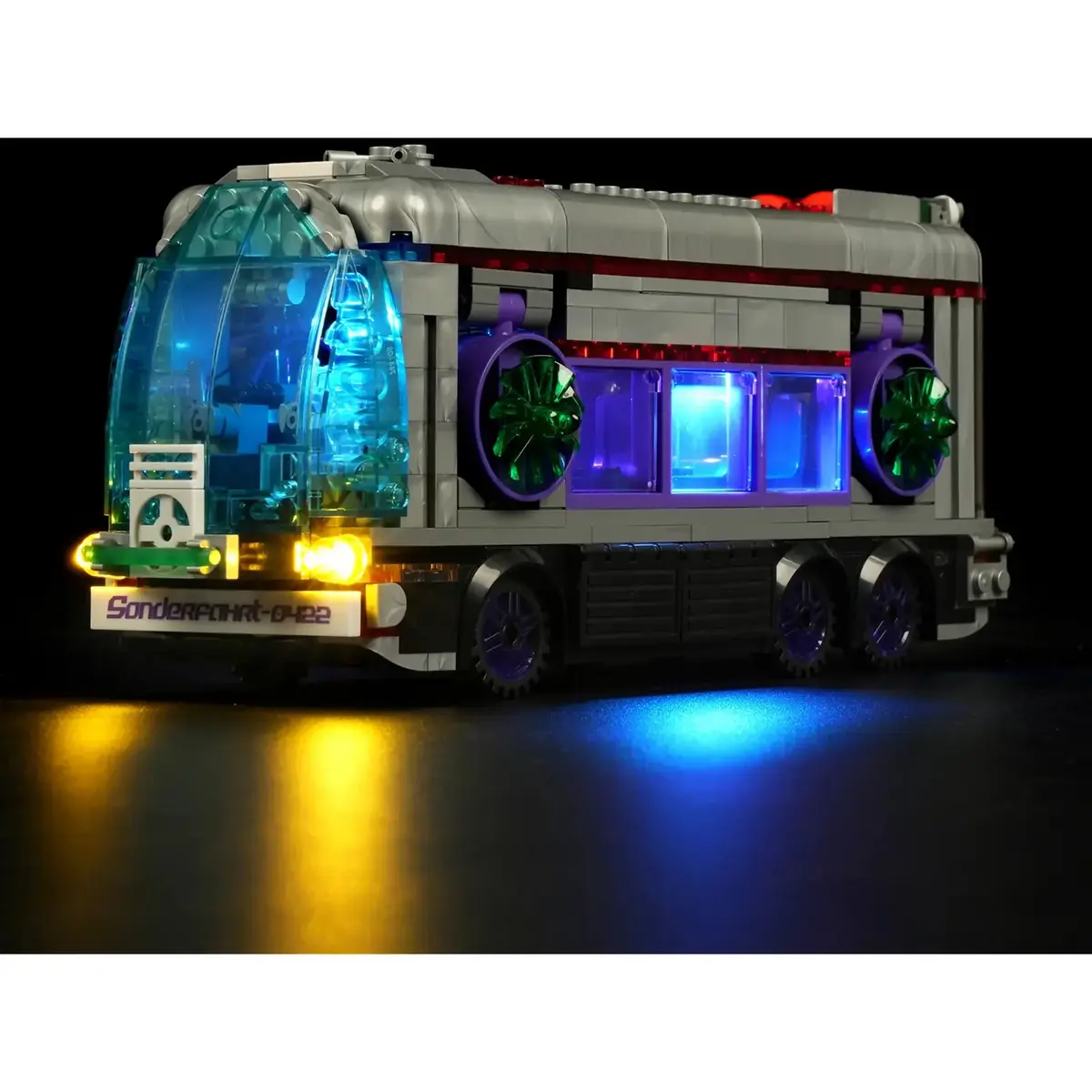 Lumibricks Cyberpunk Neoncity Future Bus F9060 Photo 2
