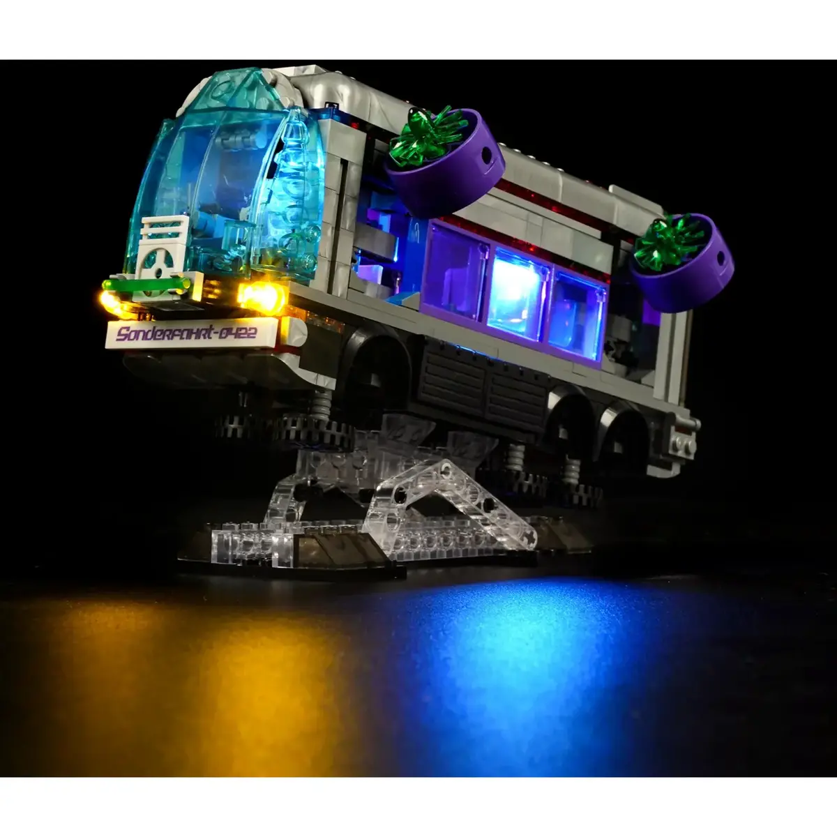 Lumibricks Cyberpunk Neoncity Future Bus F9060 Photo 3