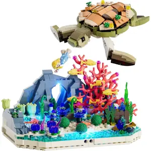 Construction toy Lumibricks Turtle Reef Dream — Lumibricks model F9072, themed building set