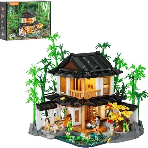 Construction toy Lumibricks Bamboo House, model L9075 — modular building set