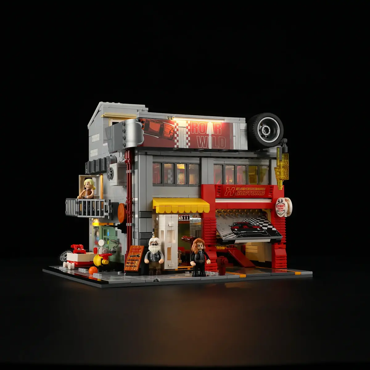 Lumibricks Street MOD Garage construction set L9088 Photo 3