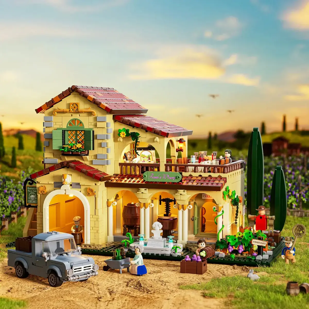 Конструктор Lumibricks Vineyard Estate L9086 Photo 2