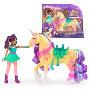 Toy figure Spin Master Unicorn Academy Ava with real mane and tail and brush