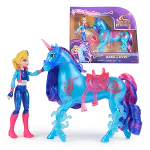 Игровая фигурка Spin Master Unicorn Academy Изабель с настоящей гривой и хвостом и щеткой