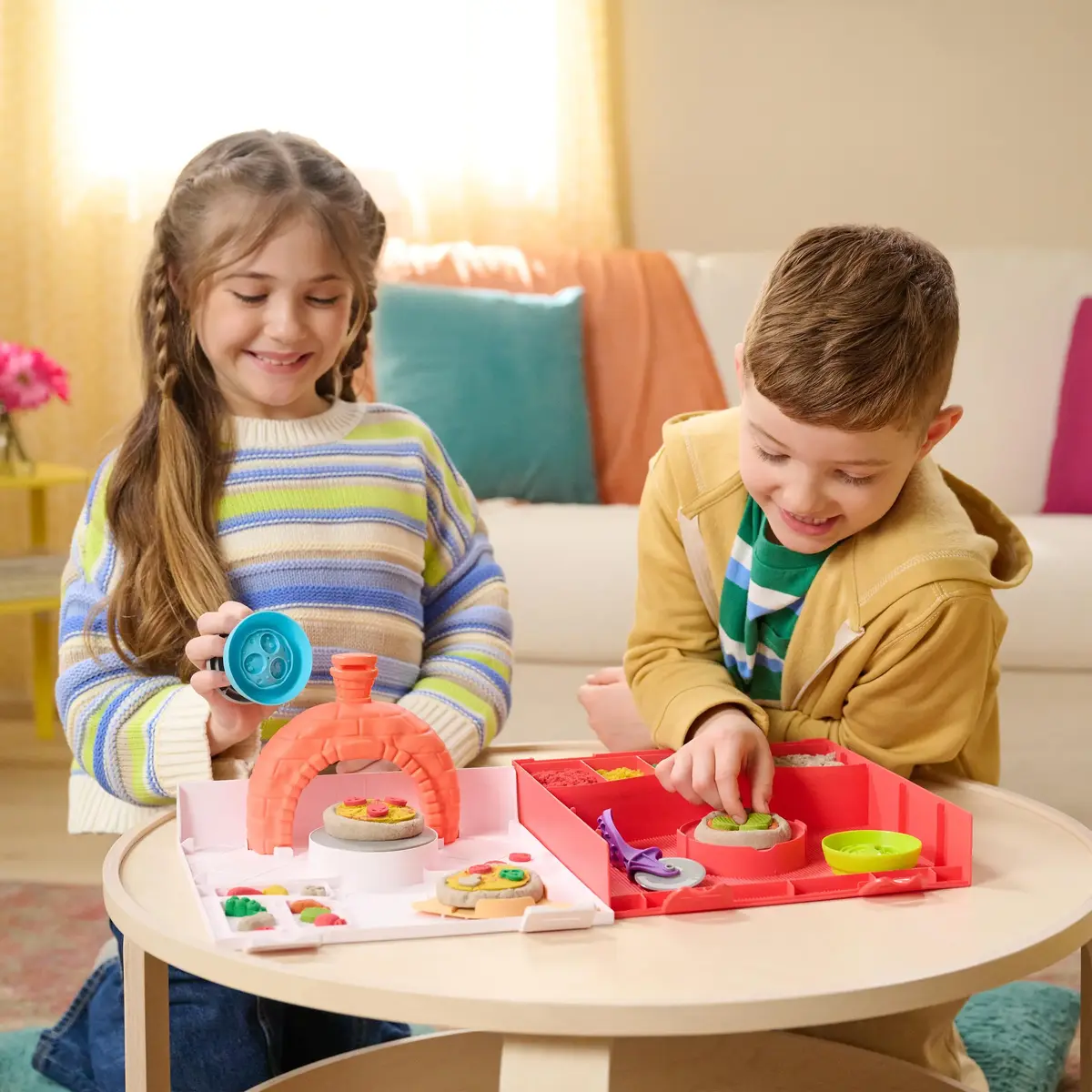 Spin Master Kinetic Sand Squish Pizza Set Photo 7