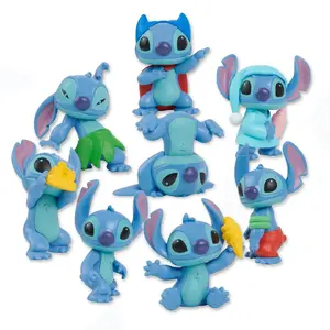 Toy figure set Just Play Disney Stitch Collector's Box with 8 figures