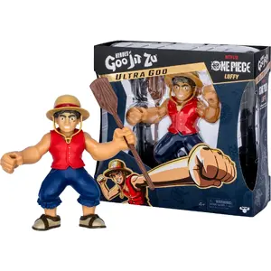 Фигурка Moose Toys Ltd. Heroes of Goo Jit Zu Ultra Goo Hero Pack Luffy — растягивающаяся, мягкая коллекционная фигурка