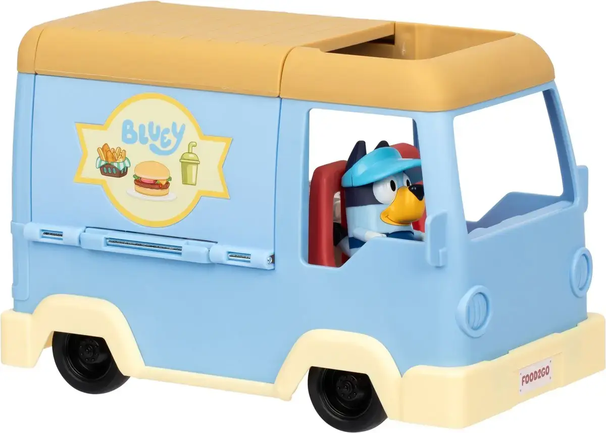 Moose Toys Ltd. Bluey Let's Play Chef Food Truck Playset Photo 3