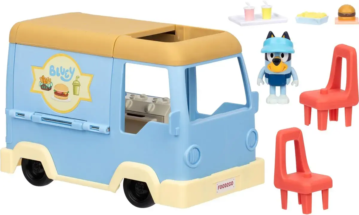Moose Toys Ltd. Bluey Let's Play Chef Food Truck Playset Photo 7