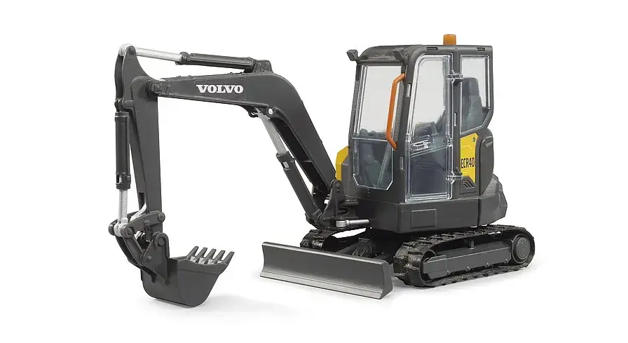 BRUDER Volvo ECR40 — модель компактного экскаватора 02465 Photo 2
