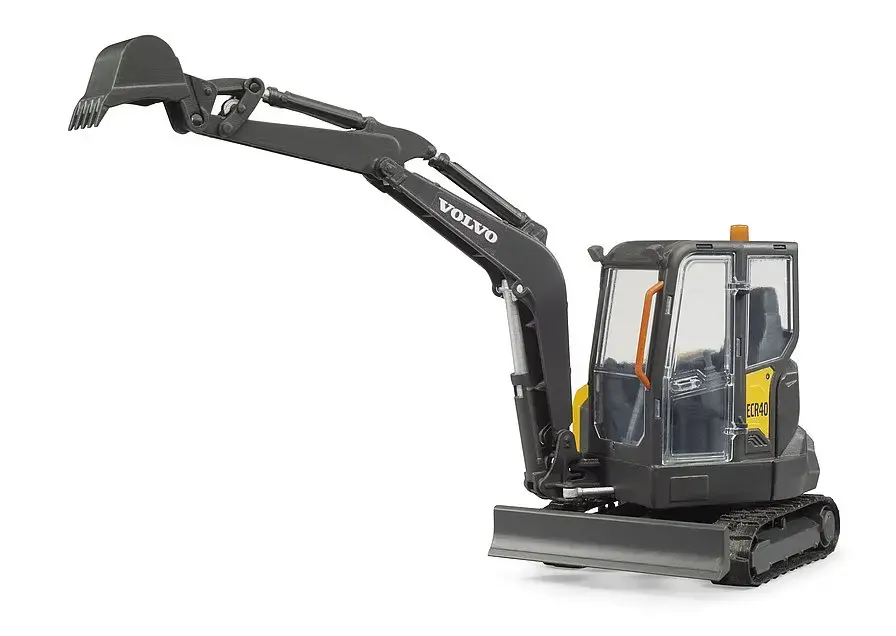 BRUDER Volvo ECR40 — модель компактного экскаватора 02465 Photo 3