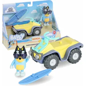 Игрушечный набор Moose Toys Ltd. Bluey — пляжный квадроцикл с фигуркой Bluey