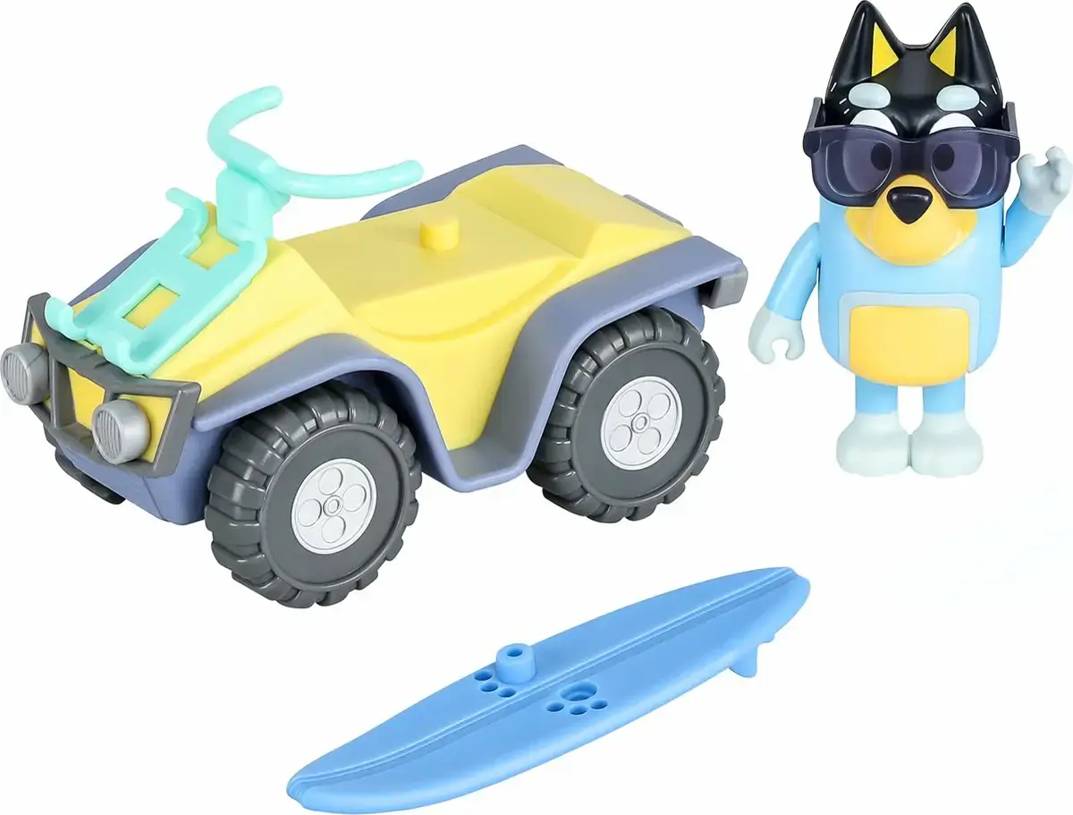 Moose Toys Ltd. Bluey — пляжный квадроцикл набор Photo 5