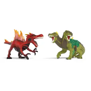 Toy figures set Schleich Eldrador Creatures Fire Dinosaur vs. Jungle Lizard, model 70834