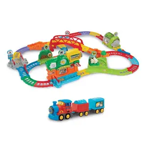 Rotaļlietu komplekts VTech Tut Tut Baby Speedster - Colorful Station, interaktīvas skaņas un mūzika