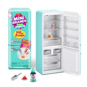 Toy playset Zuru Mini Brands Mini Minis Fill the Fridge Playset — collectible miniature grocery fridge accessories