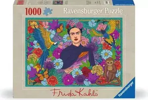 Пазл Ravensburger Frida Kahlo's Paradise — 1000 деталей, попугаи и обезьяны