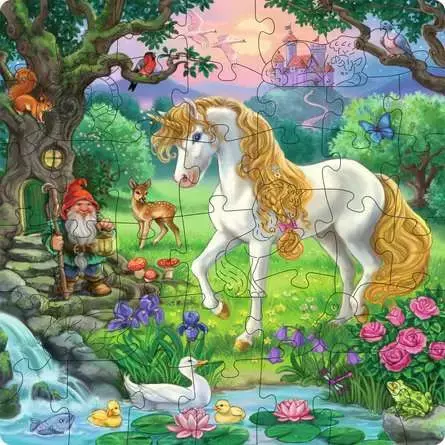 Ravensburger Wooden Puzzle Fairytale Unicorn — 44 pcs Photo 2