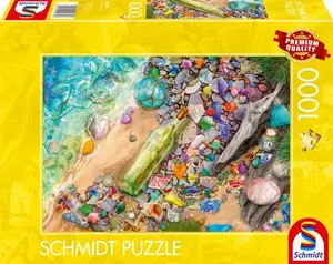 Jigsaw Puzzle schmidt spiele Luminous Beachcombing — 1000 pieces, glow-in-the-dark elements