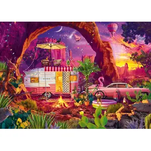 Jigsaw Puzzle schmidt spiele Jeff Haynie — Camping Paradise in the Desert, 1000 pieces, MPN 58574