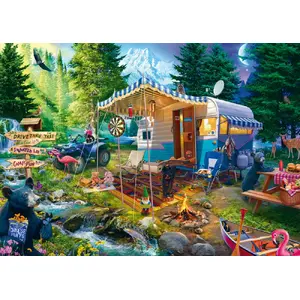 Пазл 1000 деталей, schmidt spiele — Джефф Хейни: С караваном в горах