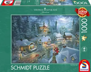 Пазл schmidt spiele Thomas Kinkade Studios «Santa's Silent Night», 1000 деталей