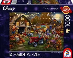 Пазл, schmidt spiele Thomas Kinkade Studios Disney Mickey & Minnie Pumpkin Festival, 1000 деталей