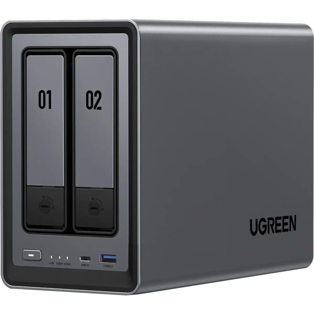 UGREEN DXP2800 NAS komplekts ar 2× 4TB Seagate IronWolf Photo 2