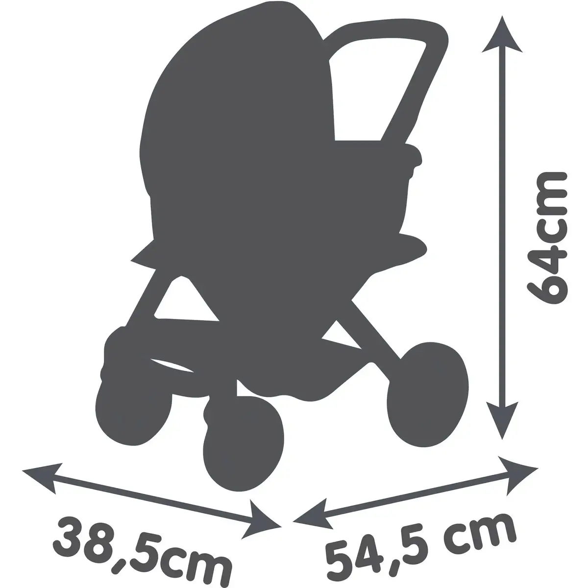 Doll's pram 3-in-1 Simba-Dickie Smoby Maxi-Cosi Photo 3