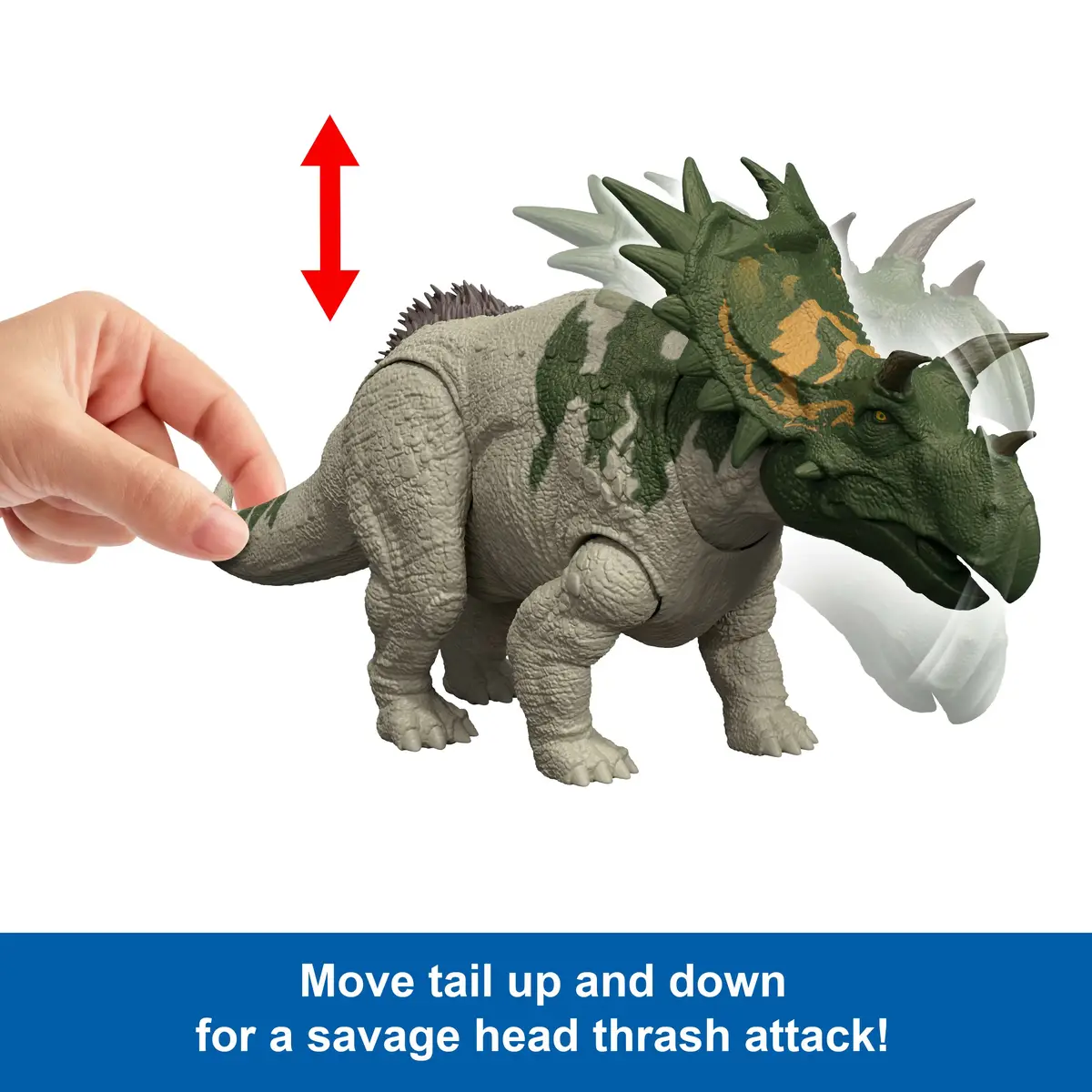 MATTEL Jurassic World Wild Roar Spiclypeus figūra Photo 8
