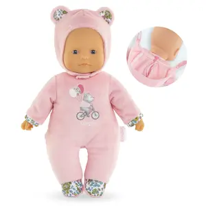Lelle (mīksts plīša) Simba-Dickie Corolle Mon Doudou Sweetheart — rozā lācēns, piemērota no 9 mēnešiem