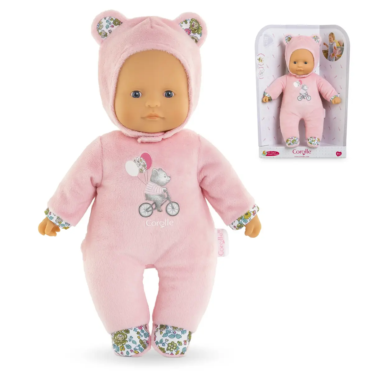 Lelle Simba-Dickie Corolle Mon Doudou Sweetheart rozā lācēns Photo 2