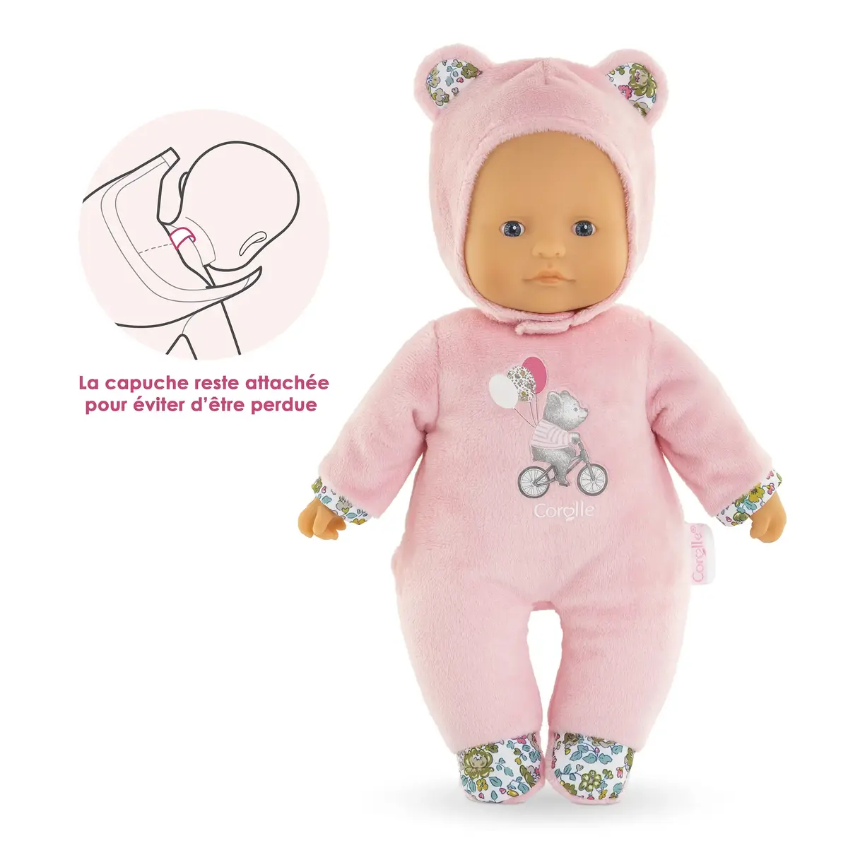 Lelle Simba-Dickie Corolle Mon Doudou Sweetheart rozā lācēns Photo 8