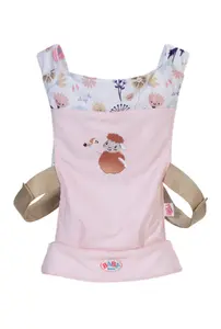 Doll carrier seat zapf creation BABY born® Baby Carrier Seat Flowers for 43 cm and 36 cm dolls