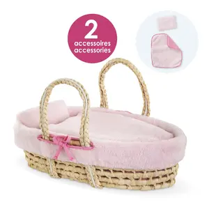 Doll accessory woven basket for 36–42 cm dolls, Simba-Dickie Corolle Mon Grand Poupon